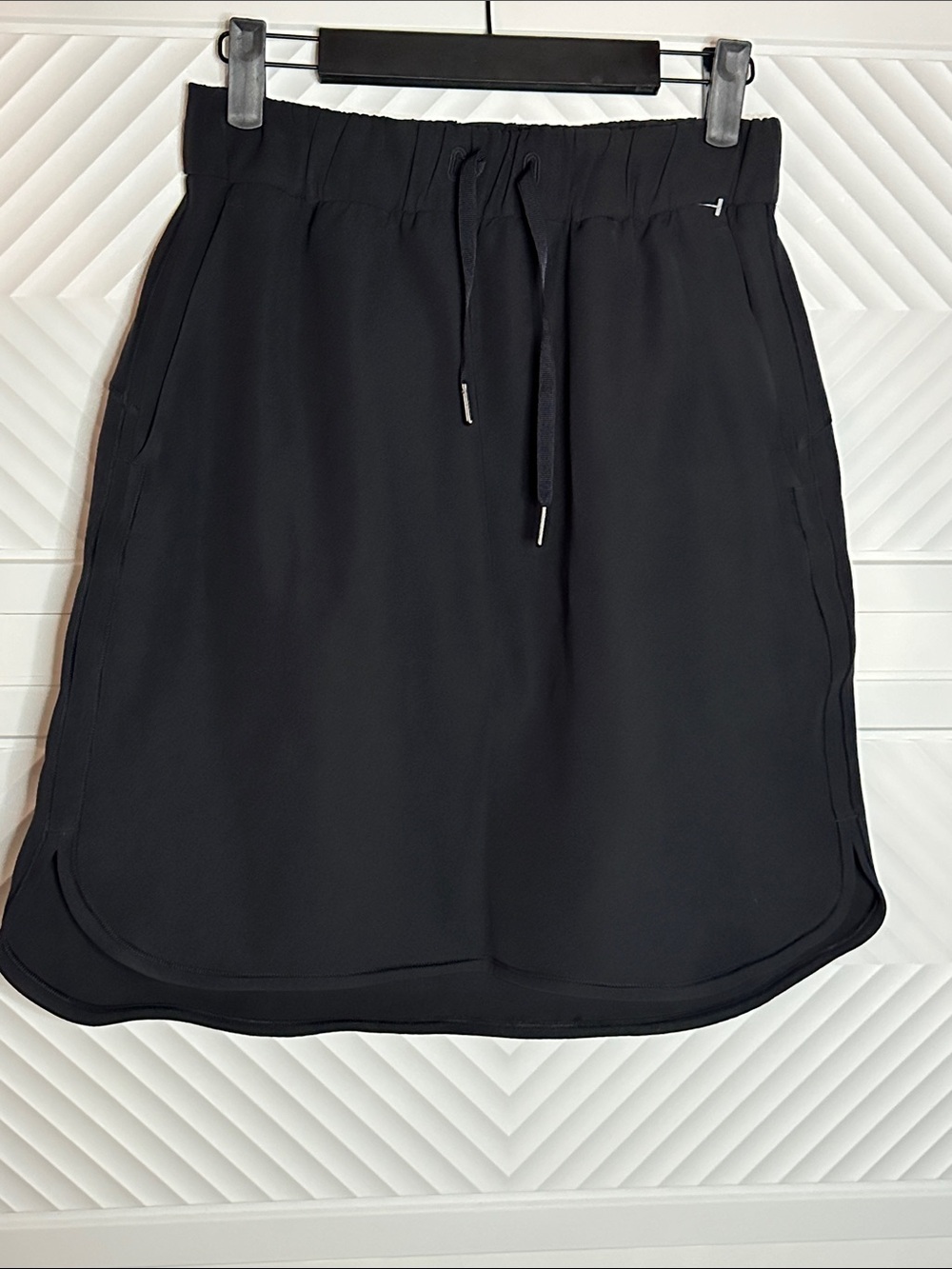 lululemon athletica Black Drawstring Midi Skirt